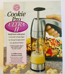 WILTON COOKIE PRO ULTRA II Cookie Press - Includes 16 Shapes - New In Box